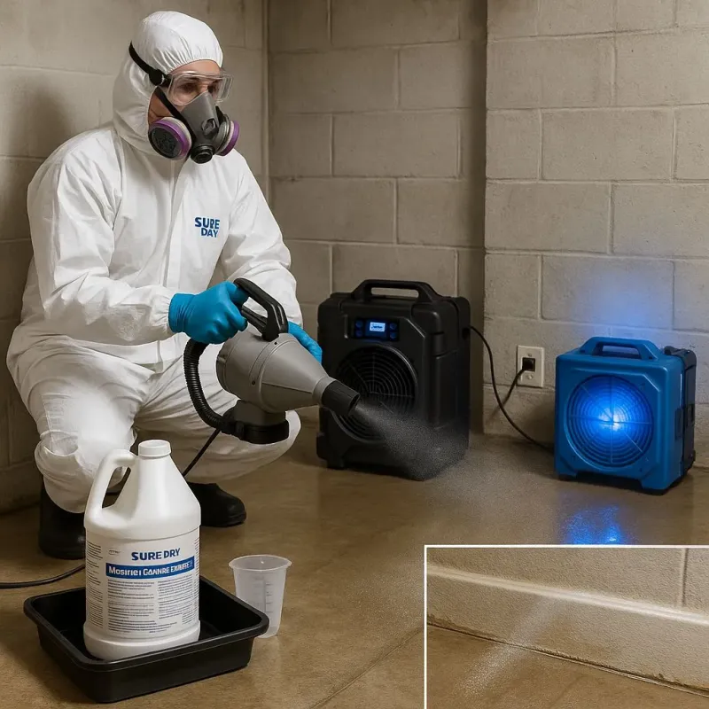 Sanitization and Odor Removal process in McKinley Heights, OH